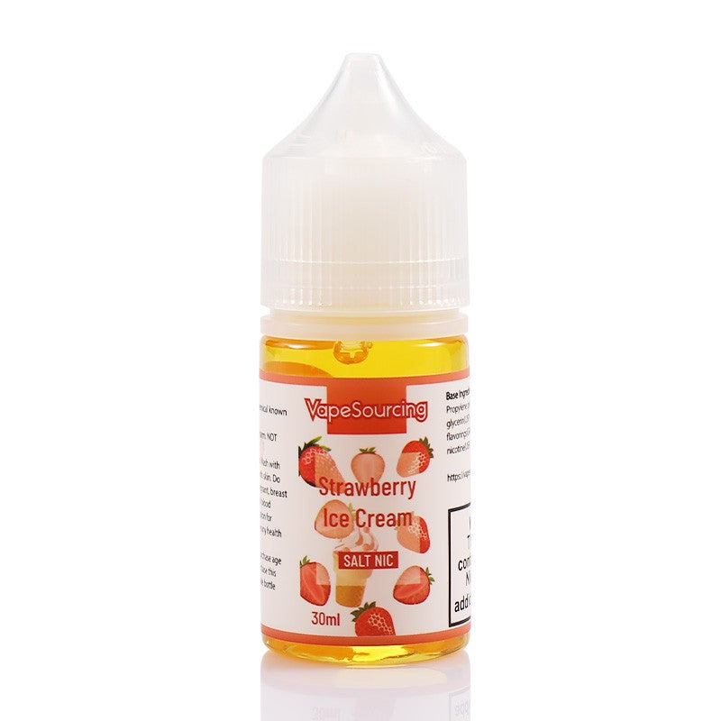 Vapesourcing Salt Series Strawberry Ice Cream E-juice 30ml