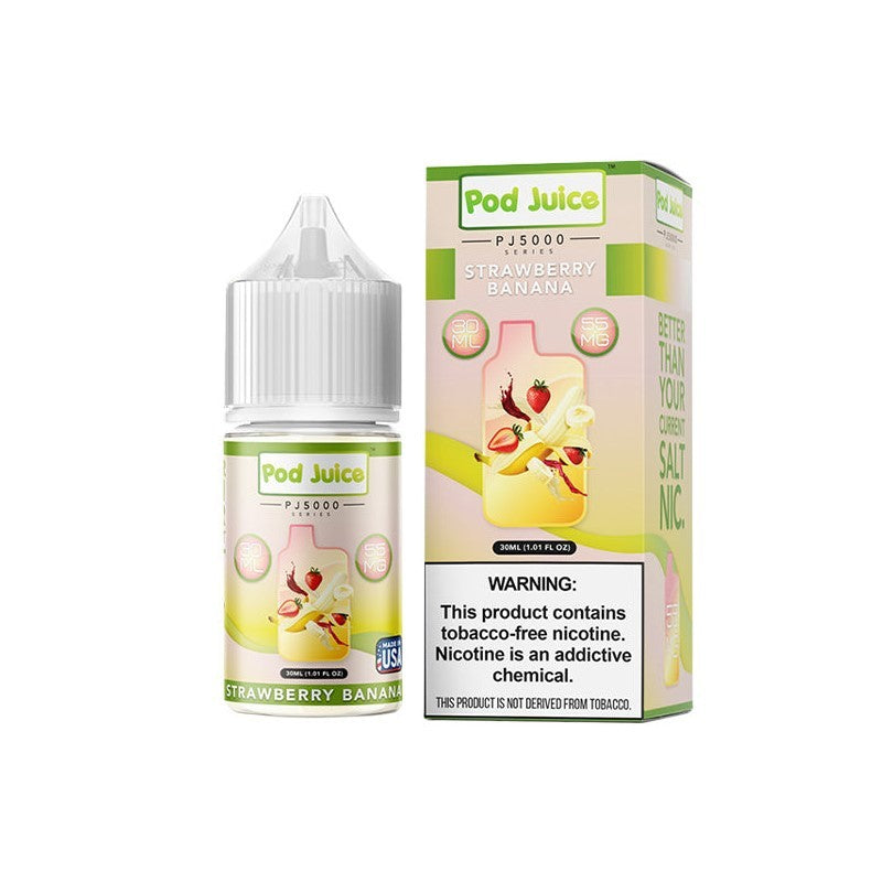 Pod Juice PJ5000 Series Strawberry Banana E-juice 30ml